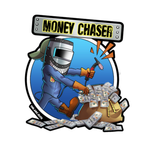 Sticker - Money Chaser 2.5”x2.5”